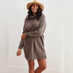 Aerie Oversized Turtleneck Sweater Dress
